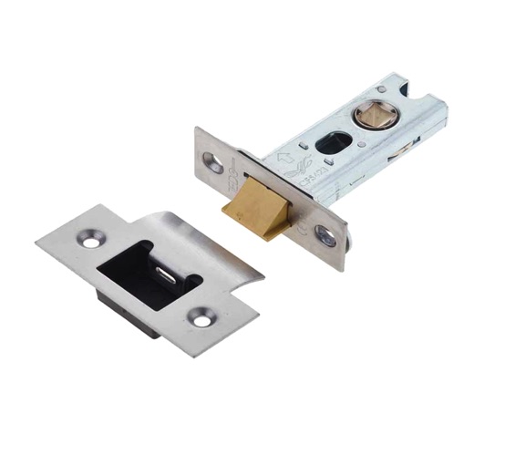 Frelan Hardware Heavy Duty Tubular Latches (2.5, 3 OR 4 Inch), Satin Stainless Steel - JL-HDT64SS