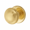 Centre Door Knobs - 82mm - Satin Brass Finish