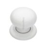 Heritage Brass White Porcelain Mortice Door Knobs, Porcelain Rose (Sold In Pairs)