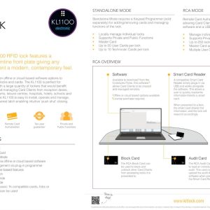 CODELOCKS Electronic Kitlock KL1100 Programmer