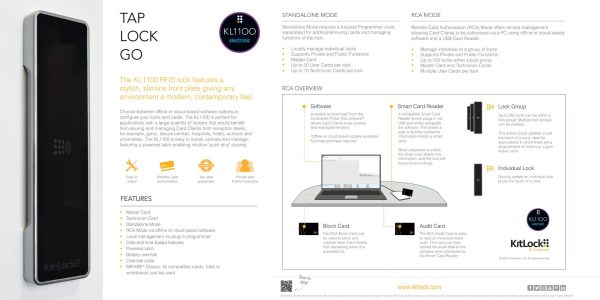 CODELOCKS Electronic Kitlock KL1100 Programmer