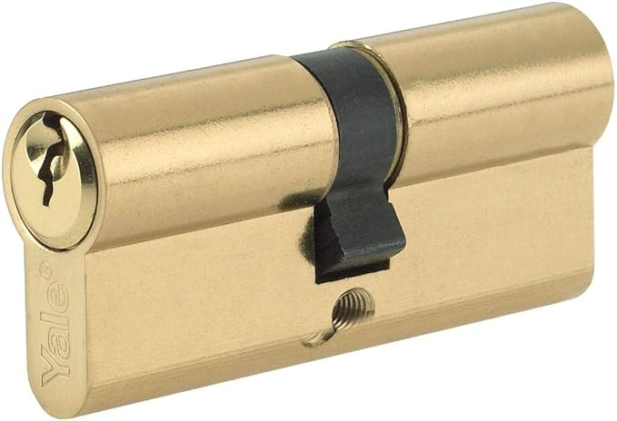 Yale B-ED4040-PB - Euro Cylinder Lock - 40/40 (90mm) / 40:10:40 - Brass Finish - Standard Security - Polybag