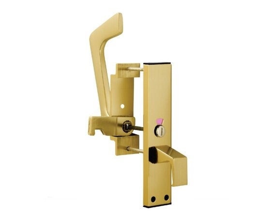 Carlisle brass est9625 gaa eurospec disabled toilet handle set, gold anodised aluminium