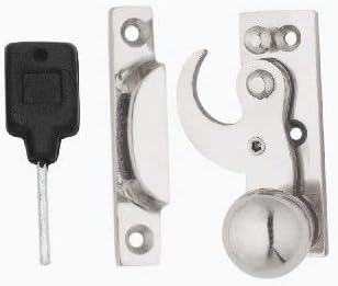 Sash Window Fitch Fastener Locking - Polished Chrome