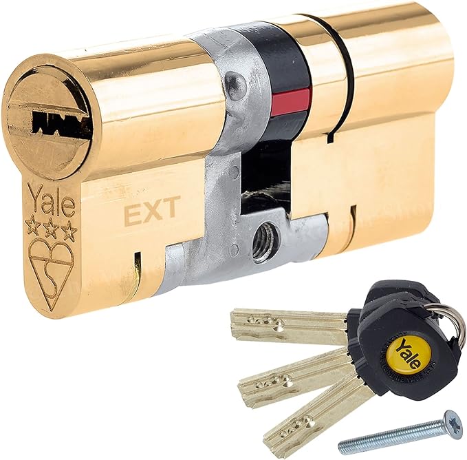 YALE PLATINUM 3 STAR 35/45 (80MM) BRASS