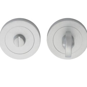 Manital Slimline Concealed Fix Turn & Release, Satin Chrome