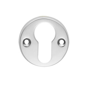 Classic Euro Profile Escutcheons, Polished Chrome