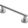 Manital Calla Pull Handle On Rose (200Mm C/C), Satin Chrome