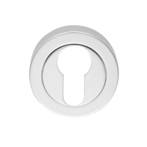 Manital Euro Profile Concealed Fix Escutcheon, Polished Chrome