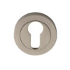 Manital Euro Profile Concealed Fix Escutcheon, Satin Nickel