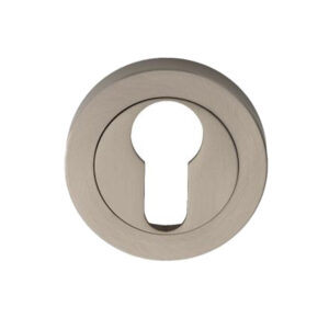 Manital Euro Profile Concealed Fix Escutcheon, Satin Nickel