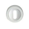 Manital Standard Profile Concealed Fix Escutcheon, Satin Chrome