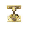 Brighton Pattern Sash Fastener, Polished Brass (Sold In Pairs)