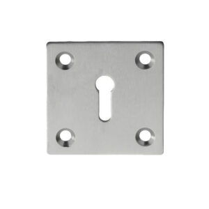 Square Standard Profile Escutcheon (50Mm X 50Mm), Satin Chrome