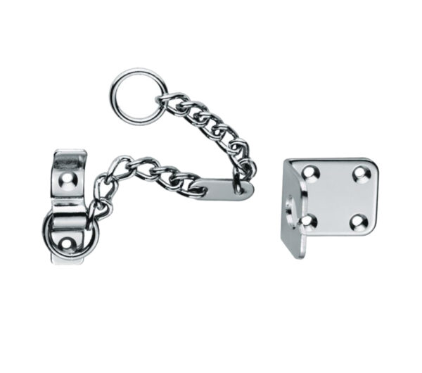 Heavy Door Chain, Polished Chrome