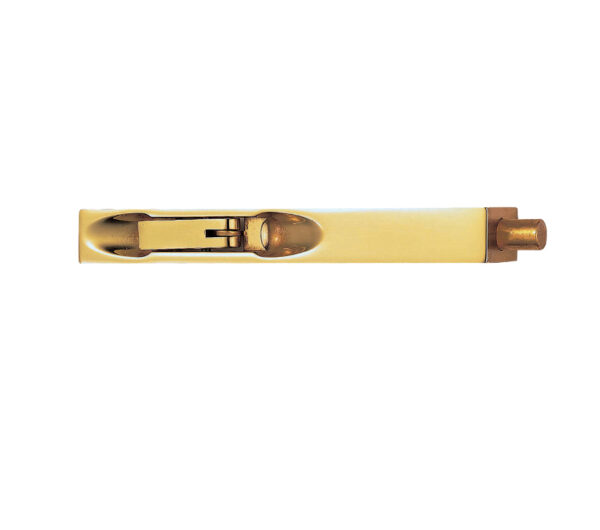 Lever Action Flush Bolt (Various Sizes), Polished Brass