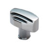 Fingertip Art Deco Style Cabinet Knob (30Mm), Polished Chrome