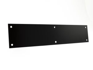 Atlantic Finger Plate Pre drilled with screws 350mm x 75mm - Matt Black