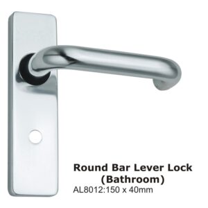 Round Bar Lever Lock (Bathroom) -150 X 40Mm