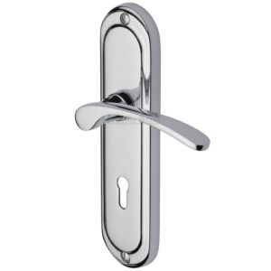 Heritage Brass Ambassador Polished Chrome Door Handles (Sold In Pairs)