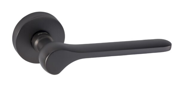 Anka Door Handle Lever On Round Rose