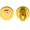 Manital Architectural Concealed Fix Turn & Release With Indicator, Polished Brass