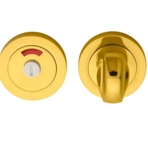 Manital Architectural Concealed Fix Turn & Release With Indicator, Polished Brass