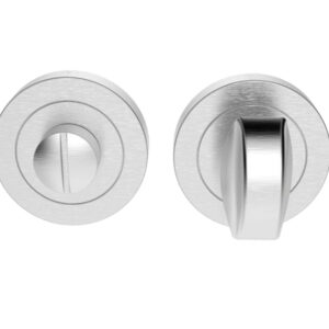 Manital Architectural Concealed Fix Turn & Release, Satin Chrome