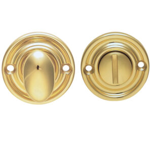 Classic Oval Turn & Release, Polished Brass