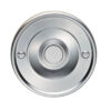 Round Bell Push, Satin Chrome