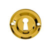 Delamain Classic Standard Profile Escutcheon, Pvd Stainless Brass