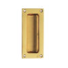 Fingertip Flush Pull Handles (102Mm X 45Mm), Polished Brass