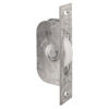 Galvanised Sash Window Axle Pulley, Galvanised Forend With Nylon Wheel