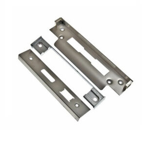 Eurospec Brass Rebate Sets For 5 Lever Sash Locks - Silver Or Polished Brass Finish