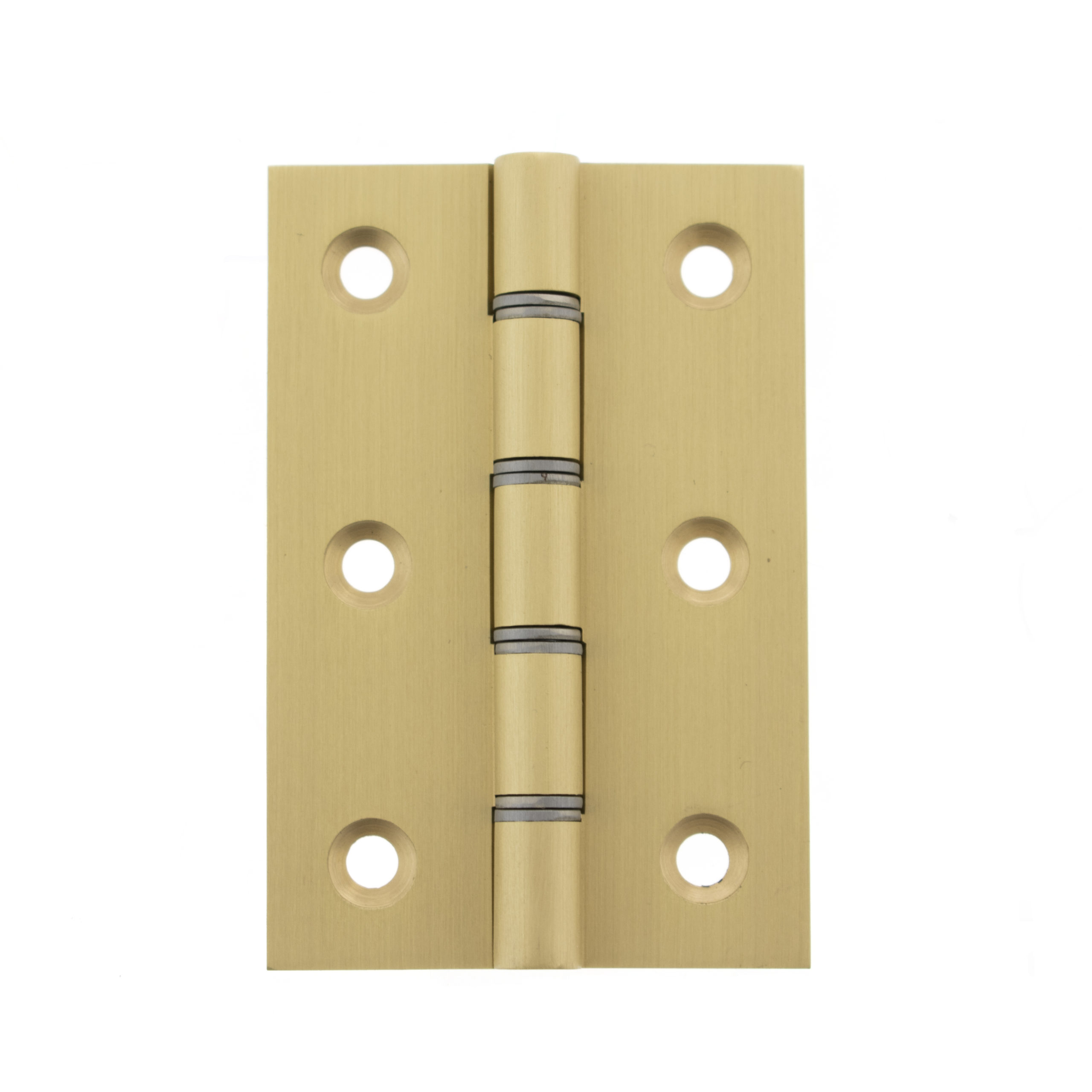 Atlantic Washered Hinges 3" x 2" x 2.2mm - Satin Brass