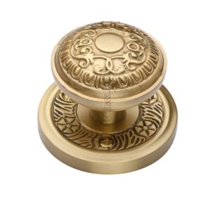 Heritage Brass Aydon Mortice Door Knobs, Satin Brass (Sold In Pairs)