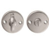 Plain Bathroom Turn & Release, Satin Chrome