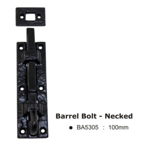 Barrel Bolt - Necked -100Mm