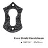 Euro Shield Escutcheon -60X38Mm