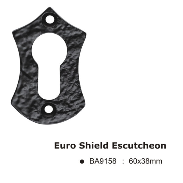 Euro Shield Escutcheon -60X38Mm