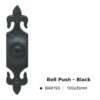 Bell Push - Black -100X35Mm