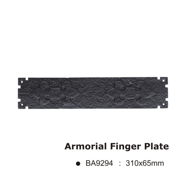 Armorial Finger Plate -310X65Mm