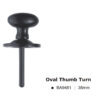 Oval Thumb Turn -38Mm