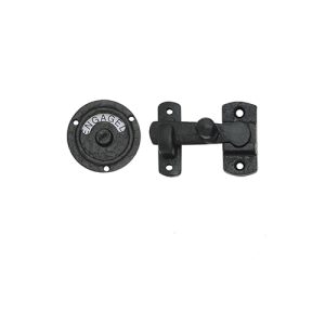 Bathroom Indicator Bolt - 70mm - Black Antique Finish