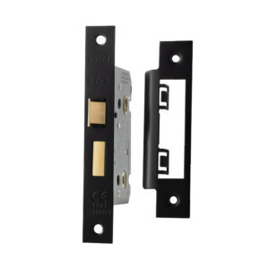 Eurospec Residential Bathroom Lock (64Mm Or 76Mm), Matt Black