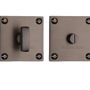 Heritage Brass Square 50Mm X 50Mm Turn & Release, Matt Bronze