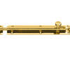 Architectural Barrel Bolt (Various Sizes), Polished Brass