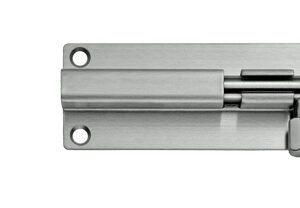 Eurospec Straight Barrel Bolts (Various Lengths), Polished Or Satin Stainless Steel