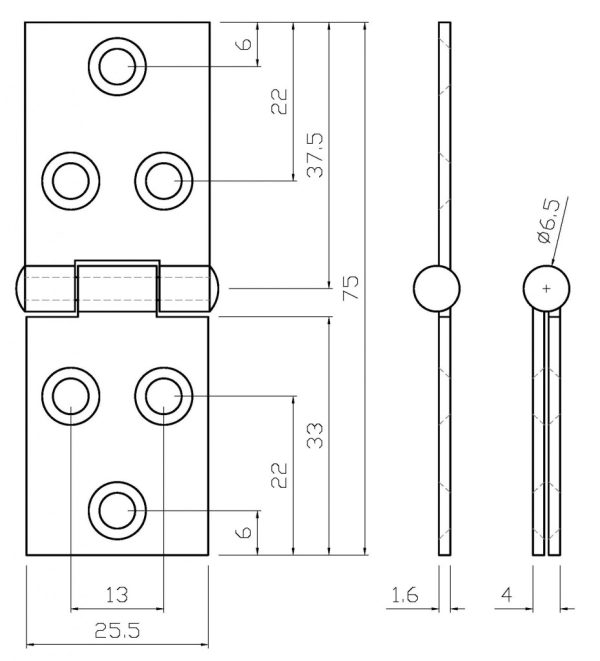 Backflap Hinge