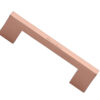 Heritage Brass Metro Design Cabinet Pull Handle (Various Lengths), Satin Rose Gold